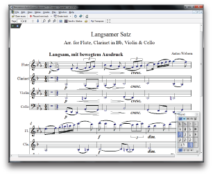 Creating a professional looking score