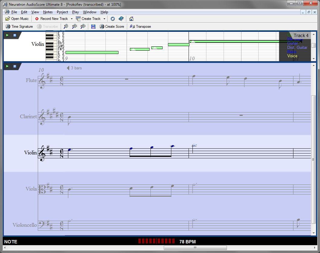 AudioScore Ultimate screenshot